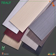 TEALY Floor Tile Sticker, Windowsill Self Adhesive Skirting Line, Home Decor Living Room Waterproof Wood Grain Waist Line