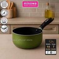 Minowa 14cm Non-Stick Milk Pot – Induction Non-Stick Saucepan, Multi-Layer