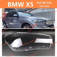 For BMW X5 F15 X6 F16 Headlamp (2014-2018) headlamp cover headlight cover headlight Lens head lamp c