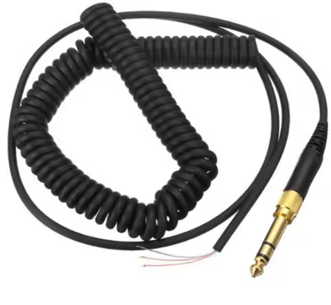 Replacement Spring Cable Cord Wire Plug for Beyerdynamic DT 770 770Pro 990 990Pro Headphone Accessor