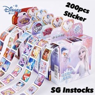 [SG Instocks] 200pcs Kids Cartoon Sticker Roll / Goodie Bag / Birthday Gift / Children’s Day / Christimas