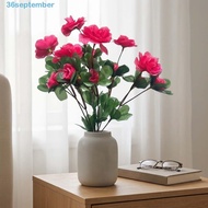 SEPTEMBER Simulation Azalea Floral, Floral Craft Art Simulation Plant Artificial Azalea Flowers Bran