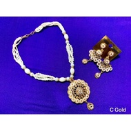 Necklace Indian jewelry/ Indian accessory/ earring/ necklace set