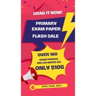 2021 2022 2023 Mega PSLE Primary 6 Prelim Exam Paper Bundle Science English Maths Chinese >160 Exam 