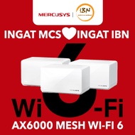 Mercusys AX6000 2.5G Port Whole Home Mesh WiFi 6 Router System Halo H90X Powered by TP-LINK @ IBN
