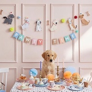 Pet Birthday Pull Flag Dog Pull Flag Decoration Pet Birthday Decoration Birthday Decoration Dog Birt