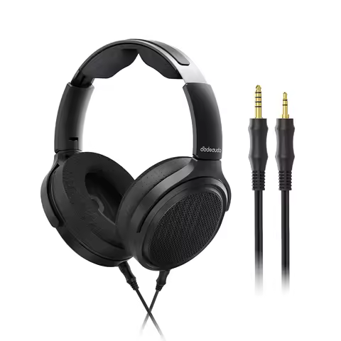 FiiO JT7 Over-Ear Planar Magnetic Audiophile Headphones 95x86mm Planar Driver Design Adjustable Head