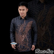 PROMO!!- Kemeja Batik MOTIF Sekar Jagad Putih Batik Pria Kemeja Batik Lengan Panjang Terlaris Kemeja