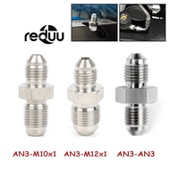 Universal AN3 to 3AN M10x1 M12x1.0 Male Flare Stainless Steel Brake Hose Clutch Line Oil Hose Fittin