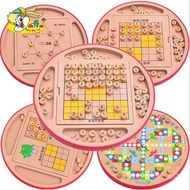 Checkers 4x4 Sudoku Grid Manufacturer Direct Sale  Six-Grid Flying Chess Wooden Nine-Grid W1VL