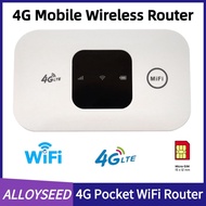 2100Mah Wireless Modem 4G Pocket Wifi Router Portable Mobile Hotspot With SIM Card Slot Wide Coverage 4G Wireless Router