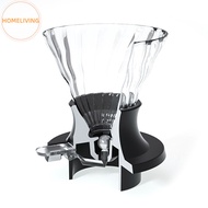 homeliving Immersion Coffee Dripper Glass V60 Coffee Maker V Shape Drip Coffee Filter SG