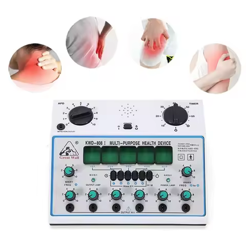 NEW KWD808-I Electric Acupuncture Stimulator Machine Kwd808i 6 Channel Output Patch Massager Electri