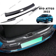 For BYD Atto 3 Yuan PLUS 2022 Car Trunk Protector Carbon Fiber Car Protector Trunk Protector Trunk Protector
