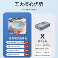 Swimming Pool No Inflation Foldable Home Children's Pool Summer Baby Swimming Tub Outdoor Large Stan