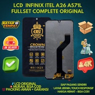 LCD INFINIX ITEL A26 / A571L / ITEL A37 TOUCHSCREEN FULLSET COMPLETE ORIGINAL