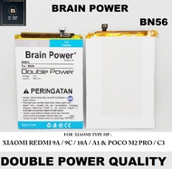 Double Power Baterai HP Xiaomi Redmi Mi Note 1 A1 2 S2 3 4 4A 4X 5 5A 5X 6 6A 7 7A 8 8A 9 9A 9C 10A 