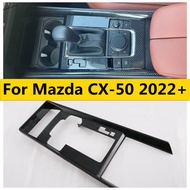 CJ7F ศูนย์ควบคุมแผงลอยวงเล็บวงกลมเกียร์กล่อง Shift ตกแต่ง Fit สำหรับ Mazda Cx-50 2022 - 2024 อุปกรณ์