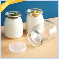 MINBAOYU196810 1Pcs Storage Cup​s Pudding Jars Wishing Bottle High Temperature Resistant Yogurt Container 100ML 150ML 200ML Glass Bottle Wedding Favors Baby Food Dessert