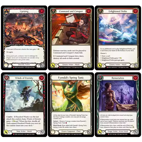 PROXY FAB Card Regular Cards Command and Conquer Enlightened Strike Fyendals Spring Tunic TCG Game C