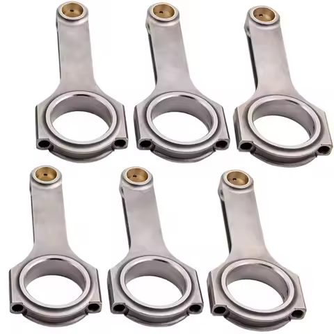Forged Connecting Rods for Toyota Supra JZA70 Mark Crown 1JZ-GTE 1JZ-GE 125.25mm Bielle Pleuel Pisto
