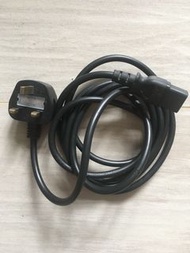 99%新 原裝 Dell 8尺 特長 電腦 電源線 有保險絲 8-feet super long desktop computer power cable line