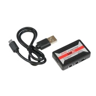 HotRC A100 USB Compact Battery Charger for 6x 1-Cell 3.7V LiPo
