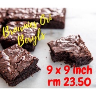 Brownies Coklat Ori (9X9 Inch), Rm23.5