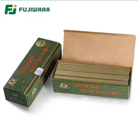 FUJIWARA Electric Pneumatic Nail Gun Straight Nail, U-nail, F15/F20/ F25/ F30(15-30MM) 422J U-(4mm w
