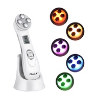 CkeyiN EMS Facial Beauty Instrument Multifunctional LED Lights RF Radio Frequency Beauty Device Skin