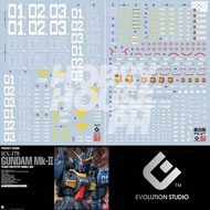 Gundam EVO PG 1/60 Titan MK-II Water Slide Decals Flourescent