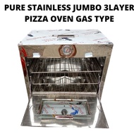 JUMBO PIZZA OVEN 3LAYER OVEN GAS TYPE 12X18 WITH FREE STAINLESS TONG