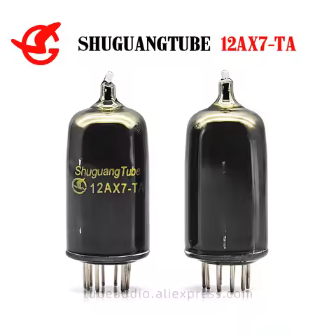 2026 SHUGUANG 12AX7-TA Vacuum Tube Golden Feet Replace 12AX7 ECC83 Electron Valve Amp Kit