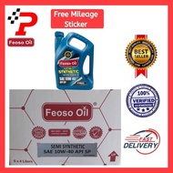 FEOSO OIL-6X4L PETROL ENGINE OIL SAE 10W-40 API SP (SEMI SYNTHETIC) / MINYAK PELINCIR FEOSO OIL SAE 10W-40 API SP
