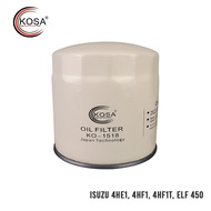 C-518 ISUZU 4HE1 4HF1 4HF1T ELF 450 KOSA OIL FILTER
