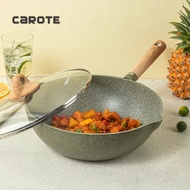 Carote Cosy AT Wok Pan with Lid 28/30 cm PFOA Free Non-Stick Cookware