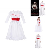 Annabelle Doll with White Dress - Perfect for Halloween Cosplay