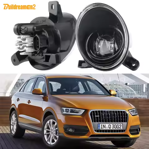 2 X 30W 8000LM Car Front LED Canbus Fog Light Accessories H11 12V For Audi Q3 8U 2011 2012 2013 2014