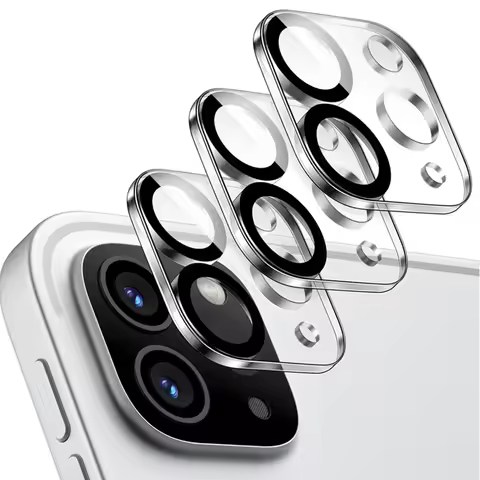 3PCS Camera Lens Protector Tablet Case for IPad Pro 11 12.9 Inch 2024 2022 I Pad Air 6 10.9 New HD C