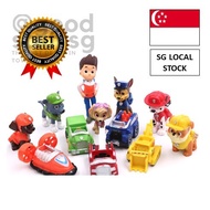 [SG FREE 🚚] 12pcs/set Mini Action Figures Paw Patrol Toys Ryder Marshall Chase Skye Zuma Doll Play Set Toddler Cake Toy