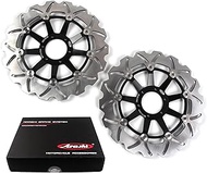 Arashi Front Brake Disc Rotor for Honda XLV 1000 VARADERO 1999-2011 / GL F6C VALKYRIE 1500 1997-2003