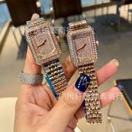 Personalized Elegant Style Hot-selling Stylefrench styleFull Diamond Square Women's Watch Quartz Inl