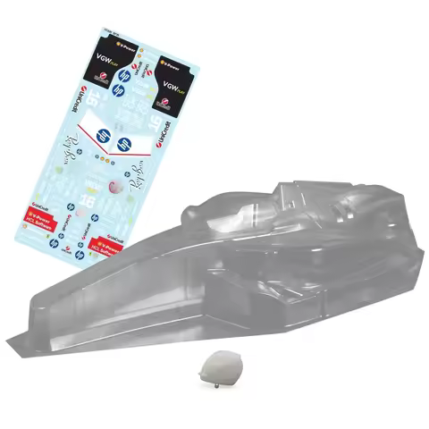 TC425 1/10 SF25 F1 Clear PC Body Shell 0.6mm Lightweight For 1/10 F1 Car