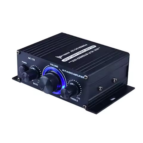AK170 400W Home Car Hifi Power Amplifier Professional HiFi Stereo Digital Audio Amplifier Subwoofer 