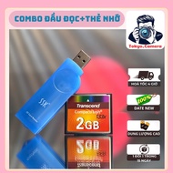 SSK card reader and 2GB CF memory card Combo