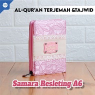 Qudsi - Al Quran Translation And tajwid Color Zipper pocket Samara - Al Quran Women