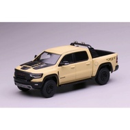 1:64 596 Beige Ram 1500 TRX Pickup Truck Sports Model Diecast Metal Display Car New
