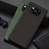 Case for Poco X3 Pro NFC GT F2 M3 F3 F4 M4 Pro X4 NFC GT design simple and durable herringbone eleme