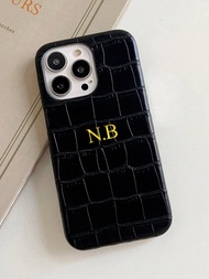 Luxury Leather Personalized Customized Phone Case Compatible With IPhone 16 15 14 11 12 13 Pro Max P