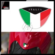 3D Motorcycle Tank Decal Italy Flag Sticker